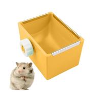 Hamster Food Bowl, Small Meal Dispenser, Pet Water Fixable Hamster Cage Feeder For Hedgehog, Bunny, 2.95x2.56x4.13 Inches Small Animals, Easy To Install Accessories
