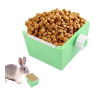 Hamster Food Bowl, Small Meal Dispenser, Pet Water Fixable Hamster Cage Feeder For Hedgehog, Bunny, 2.95x2.56x4.13 Inches Small Animals, Easy To Install Accessories