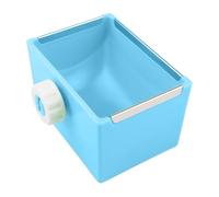 Hamster Food Bowl, Small Meal Dispenser, Pet Water Fixable Hamster Cage Feeder For Hedgehog, Bunny, 2.95x2.56x4.13 Inches Small Animals, Easy To Install Accessories