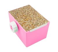 Hamster Food Bowl, Small Meal Dispenser, Pet Water Fixable Hamster Cage Feeder For Hedgehog, Bunny, 2.95x2.56x4.13 Inches Small Animals, Easy To Install Accessories