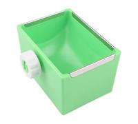 Hamster Food Bowl, Tiny Pet Meal Dispenser, Fixable Cage Feeder Hamsters, Hedgehogs, Bunnies, Food, Water Bowl, (Perfect For Animals) 7.5x6.5x10.5cm