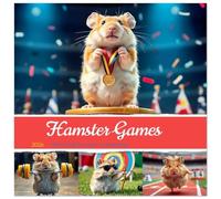 Hamster Games - When fluff becomes a competition (Wall Calendar 2026 12" x 24" / 30 x 60 cm (open)) CALVENDO 12 Month Wall Calendar