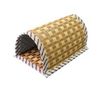 Hamster Habitat House - Hamster Bed | Cooling Breathable Woven Pet Tunnel | Hamster Habitat House Chinchilla Bed for Mouse Chinchilla Bunny Ferret Small Animal Cage Enclosure Indoor Home