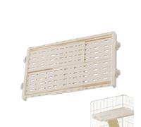 Hamster Habitat, Small Animal Hideaway, 12,6 x 15,75 in Pet Cage Accessories, Retractable Design, Widened Space for Gerbils Squirrels, Ferrets Resting, Playing, Living Room Use