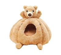 Hamster hamaca de invierno de terciopelo cálido para mascotas, cama nido para dormir para conejillos de indias, erizo, jaula de ardilla, accesorios de túnel escondite para mascotas, conejillos de