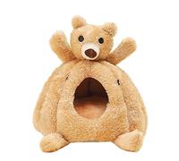 Hamster hamaca de invierno de terciopelo cálido para mascotas, cama nido para dormir para conejillos de indias, erizo, jaula de ardilla, accesorios de túnel escondite para mascotas, conejillos de