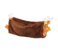 Hamster Hammock for Cage, Soft Plush Triangular Hanging Bed, Cozy Cage Accessory for Small Pets, Ferret Tunnel, and Guinea Pig Hammock, 15.75x5.91 Inches
