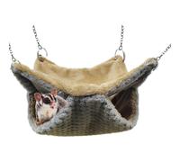 Hamster Hammock - Soft Flannel Bunkbed, Hanging Hammock Small Animal Cage | Bed Comfortable Resting Accessory For Guinea Mice Ferrets Gliders Parrots Pigs Mice Winter Fall, Hamsters Small Pets