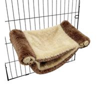 Hamster Hammock Tunnel - Bed for Small Pets | Cold Weather Resting Toy, Squirrel Gerbil Sleeping Playing, Balcony Bedroom Apartment Living Room, Indoor Cage Accessory, Pet Comfort