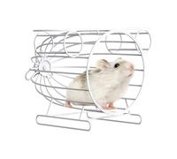 Hamster Hamster | Juguetes de Hierro para hámster Enano - Jaula de casa para Dormir, esconderse, Conejos, guineas, Planeador, Ardilla, Entrenamiento para Mascotas pequeñas