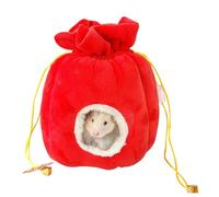 Hamster House - Hamster Hideaway House | Soft Warm Small Animals Habitats Nest | Soft Warm Washable Adjustable Drawstring For Hedgehog Ferret Mouse Chinchilla Bunny Small Pet