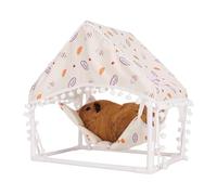 Hamster House Hamster Nest | Hamster Play Tent | Hamster Tent 1 | Bunny Houses and Hideouts Printed Patterns Hamster Tent Hamster Hut Omfortable Hamster Shelter House Habitat for Hamsters Guinea Pigs