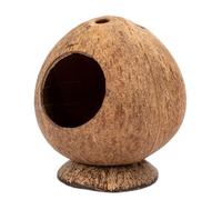 Hamster House | Material Natural, 300g, 13.5x11.9cm | Base estable con agujeros respirables | Refugio de invierno cálido, Chew Toy para mascotas pequeñas