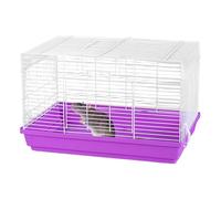 Hamster House, Portable Gerbil Home, Small Animal Jaula, Ventilated Habitat with Detachable Bottom, Easy to Clean and Long Lasting Pet Accessories for Interior Use