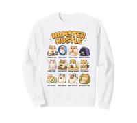 Hamster Hustle Gracioso Hamster Vida Trabajo Humor Lindo Sudadera