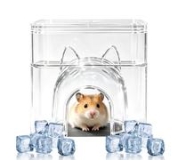Hamster Ice House | Transparente Cold Cave | Hamster Cooling Bed