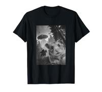 Hámster Jinete sin Cabeza y OVNI Halloween Camiseta