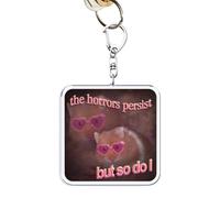 Hamster Keyring Charm - Small Cute Animal Keychain | Backpack and Purse Key Holder, Fun and Compact Hamster Accessory for Kids and Adults, Decorative Charm for, Bags, and Collections.