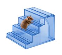 Hamster Ladder, Small Animal Cage Accessory, 3.86x3.78x2.95 Inches Heavy Duty Anti Slip Climbing Nesting House for Exercise, Digging, Stimulation, and Playtime Fun