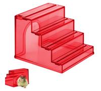 Hamster Ladder, Small Animal Cage Accessory, 3.86x3.78x2.95 Inches Heavy Duty Anti Slip Climbing Nesting House for Exercise, Digging, Stimulation, and Playtime Fun