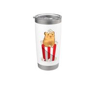 Hamster Palomitas Vaso térmico de acero inoxidable de doble pared