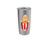 Hamster Palomitas Vaso térmico de acero inoxidable de doble pared