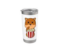 Hamster Palomitas Vaso térmico de acero inoxidable de doble pared