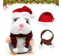 Hámster parlante repetido,Hablando de hámster juguete,Talking peluche electrónico,Divertidos niños peluches,hámster de peluche,ratón niños peluche,juguete de registro interactivo para bebés niños