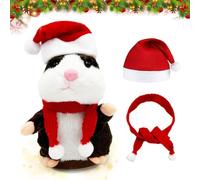 Hámster parlante repetido,Hablando de hámster juguete,Talking peluche electrónico,Divertidos niños peluches,hámster de peluche,ratón niños peluche,juguete de registro interactivo para bebés niños