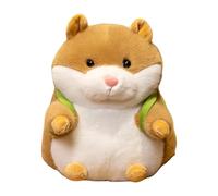 Hamster Plush Toy, Cute Hamster Doll, 6.69 Inches Soft Cartoon Stuffed Animal, Cozy Sleeping and Soothing Design for Parties, Home Decoration, Friends