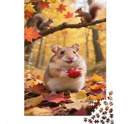 Hámster Puzzle Adulte 1000 Teile Jeu Éducatif Jouets Défi Artisanat Cadeau Famille Décor À La Maison Pour Adultes Et Enfants À Partir De 14 ANS 1000pcs (75x50cm)