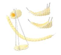 Hamster roedores escondite juguete jerbo escondite para mascotas columpio colgante para hurones, hámster, cobayas, hamaca pequeña para mascotas