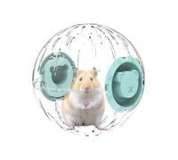 Hamster Running Ball, Comfortable Stress Relief Ball, 5.91x5.91in Transparent Spacious Pet Wheel, Hamster Toy, Ideal for Home Living Room and Kitchen Promotes Active Play