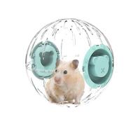 Hamster Running Ball, Comfortable Stress Relief Ball, 5.91x5.91in Transparent Spacious Pet Wheel, Hamster Toy, Ideal for Home Living Room and Kitchen Promotes Active Play