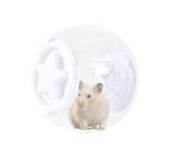 Hamster Running Ball, Hamsters Clear Exercise Toy, Small Animal Toy, Pet Fitness Ball for Indoor, Daily Activity and Entertainment, 6.69 Inches, Pink, Blue, White