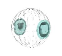 Hamster Running Ball Toy - Comfortable Stress Relief Transparent Exercise Sphere, Spacious Pet Wheel for Hamsters, & Small Rodents Perfect for Home, Living Room, Kitchen, and Indoor Play