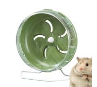 Hamster Running Wheel, Dwarf Hamster Toy Spinner, Silent Exercise Wheel, Quiet Design, for Hamsters, Gerbils, Mice, Hedgehogs, Small Pets, Cage Fitness Fun, 5.51x5.51x1.77 Inches