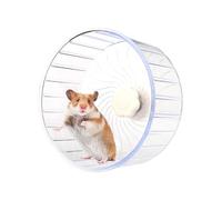 Hamster Running Wheel - Quiet Exercise Spinner for Gerbils Mice | Non Slip Acrylic with Smooth Rotation, Cage Mounted Pet Accessory, Fun Activity Toy for Small Animals and Nighttime Use 2.56 in