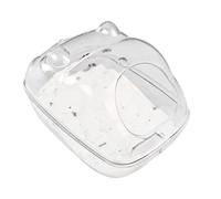 Hamster Sand, Bath Container, 5.67x4.06x3.82in Bathroom Box, Compact Habitat, Easy Cleaning for Gerbils, Chinchillas, Small Pets, Body Grooming, Cage Accessories, Daily Hygiene