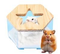 Hamster Sand Bath Container - Hamster Bathroom | Transparent Hamsters Bathroom, Pet Sand Bath | Multifunctional Gerbil Accessories, Reusable Pet Supplies For Daily Use, Road Trips And Home