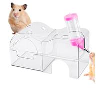 Hamster Sand Bath Container, Small Animal Habitat Décor, Pet Supplies Bowl for Bathing and Grooming, 460g Ideal for Dwarf Hamsters, Gerbils, Mice, Guinea Pigs, and Reptiles, 14x12cm