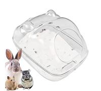 Hamster Sandbad behälter Hamster Sandbox | Klare Hamster Badewanne - Klarer Chinchilla -Sandbad Badewanne, Gerbum Reinigungsbehälter für kleine Tiere