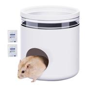 Hamster se esconde, los refugios de Hamster - Hamster Hide Out House | Almacenamiento frigorífico creativo con 2 paquetes de helado para el hogar para que las mascotas duerman