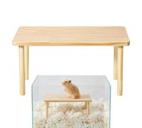 Hamster Stand Cage - Wooden Climbing Playground, Small Pet Activity Gym