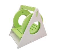 Hamster Swing Colorful Eco Board Swing Toy Pet Hamster Supply Toys Collar acolchado ancho (verde, talla única)