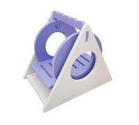 Hamster Swing Colorful Eco Board Swing Toy Pet Hamster Supply Toys Collar de alimentación prohibido (Purple, One Size)