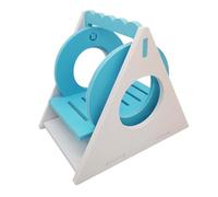 Hamster Swing Colorful Eco Board Swing Toy Pet Hamster Supply Toys Collar de alimentación prohibido (azul, talla única)