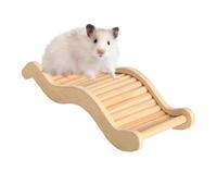 Hamster Teething Toy, Wooden Hamster Fence, Hamster Landscaping Ladder, Ladder Hamster Toy 9.84x3.94x1.18 Inches For Your Hamster’s Habitat. Its Ladder Shape and Fence-Like