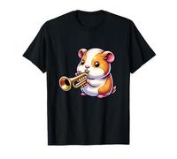 Hamster Toca Trompeta Música Adorable Camiseta