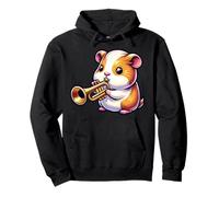 Hamster Toca Trompeta Música Adorable Sudadera con Capucha